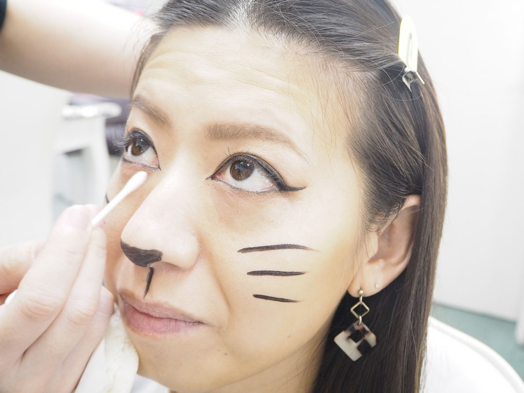 チークが入っている