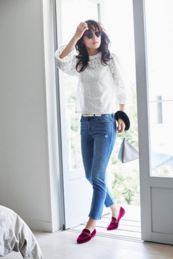 シガレットアンクルジーンズ