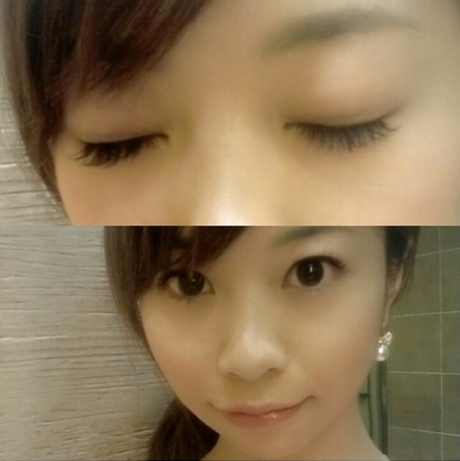 長いまつげを実感