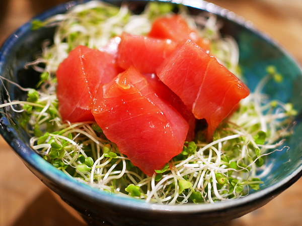 ブロッコリースプラウトの海鮮丼