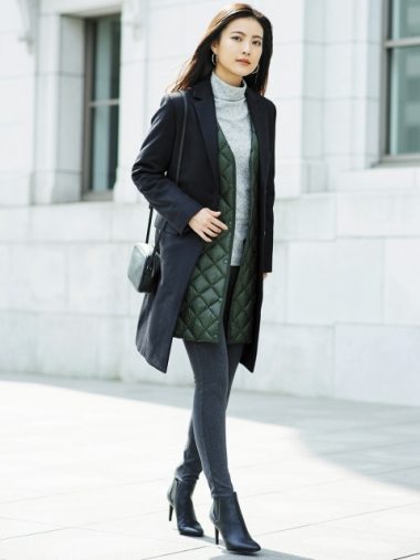 ソフトニットフリースハイネックT