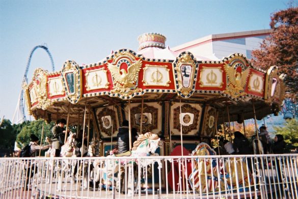 レトロなメリーゴーランド