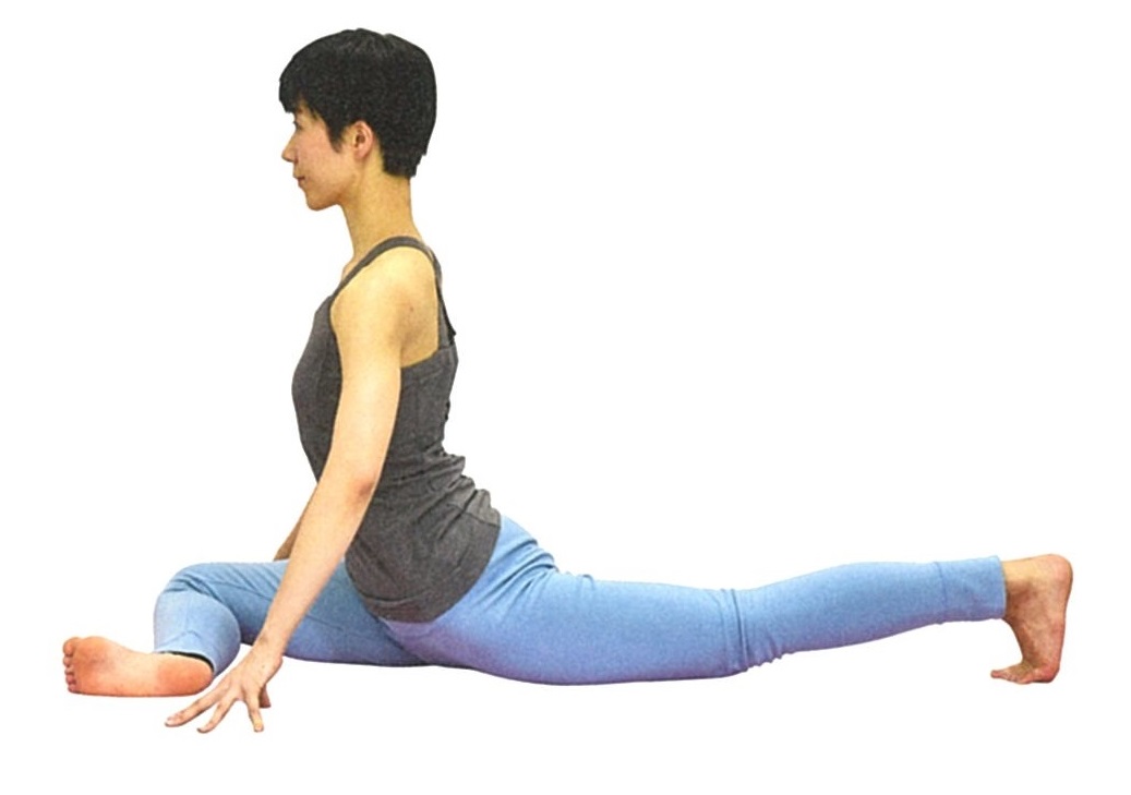 1つ足の鳩王のポーズＩ（準備）