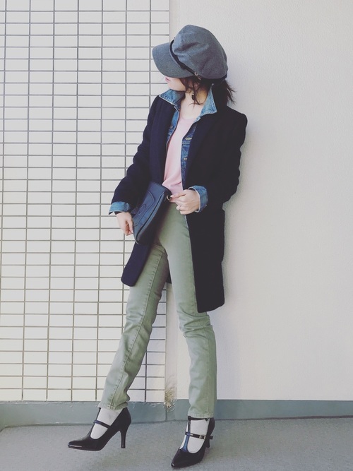 ハイライズシガレットジーンズ