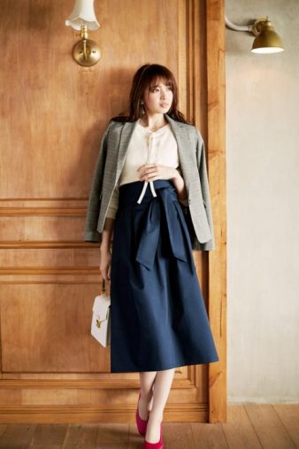 レースアップセーター レースアップセーター