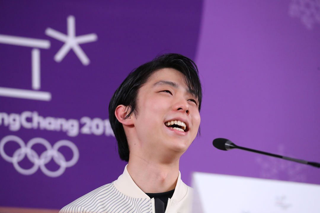 羽生結弦選手アップ