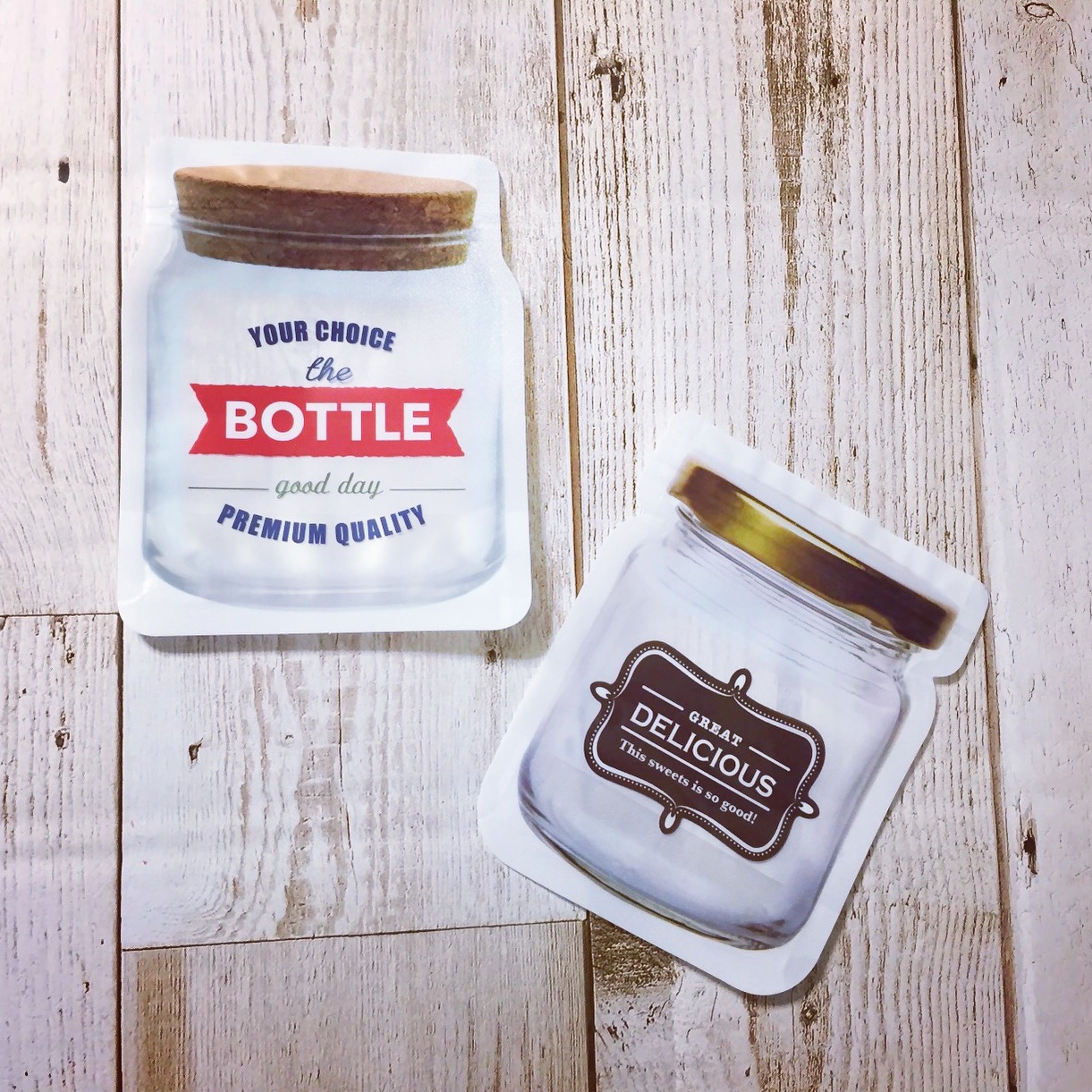 キュートなビン型のギフトバッグ