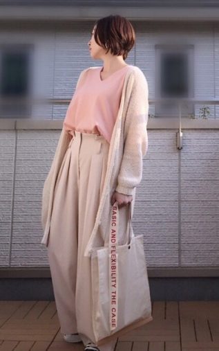 パステルカラー　パンツ