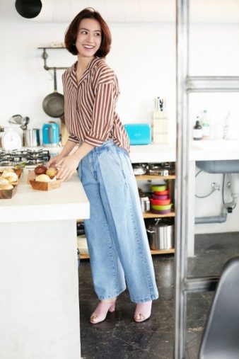 ストライプオープンカラーシャツ ストライプオープンカラーシャツ