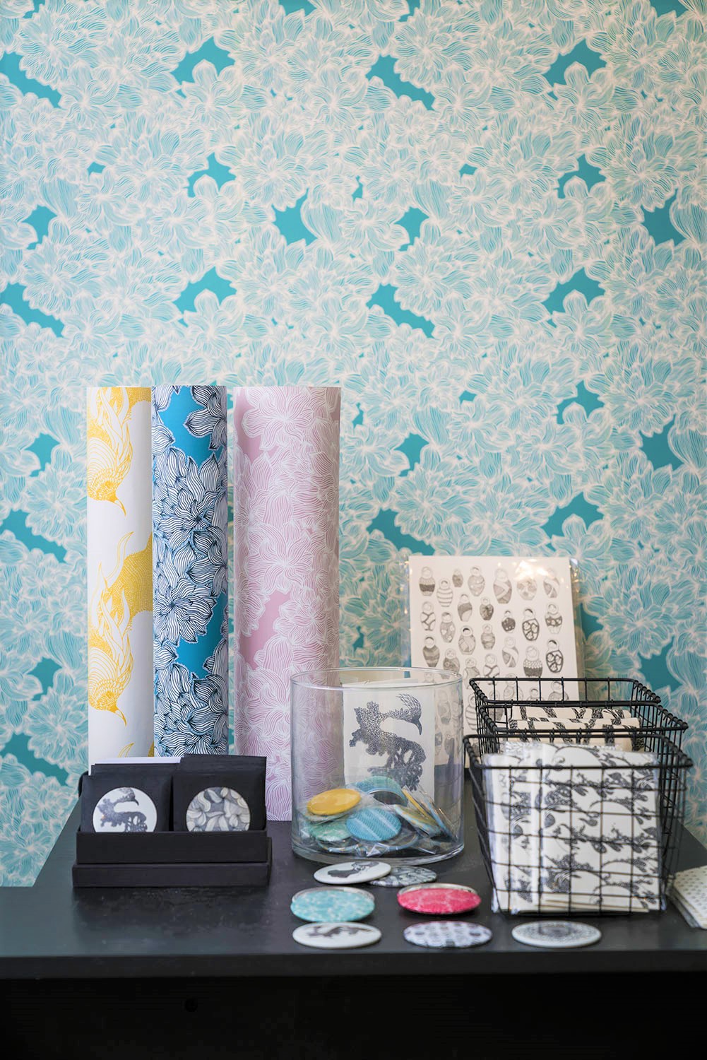 アトリエ・ムティの店内