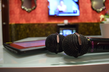 カラオケの個室