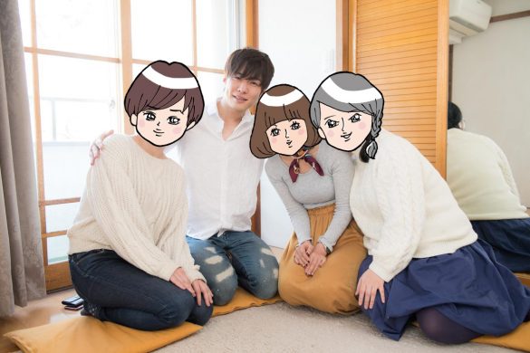 一徹さんを囲んで