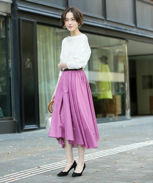 変形ヘムスカート