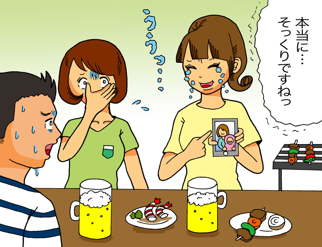 バーベキューで不倫バレ