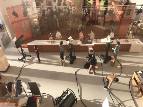 『キユーピー3分クッキング』のスタジオ模型