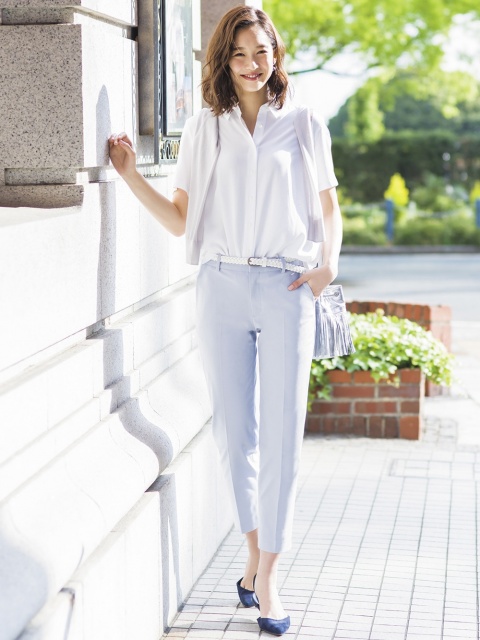 レーヨンエアリーブラウス