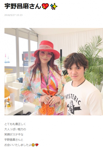 叶美香と宇野昌磨