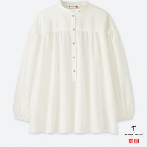 tomas maier and 安い uniqlo のコレクション 私はブラウスを2色買い