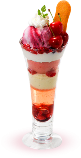 ロイヤルホスト「さくらんぼとベリーのパフェ」