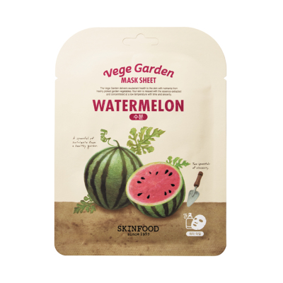 スキンフード「ベジガーデン マスクシート スイカ 18mL」価格320円(税抜)