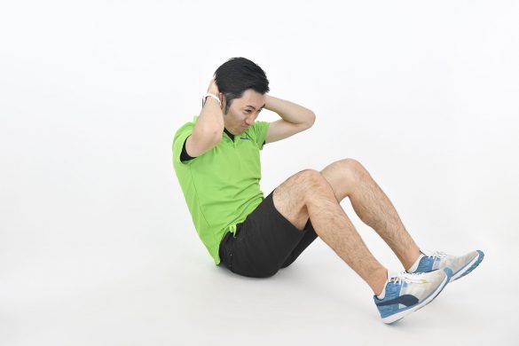 起き上がり型の腹筋運動