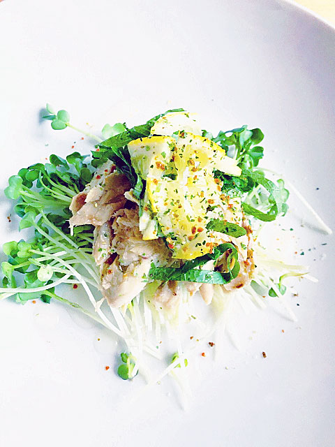 鯖のさっぱりレモン塩