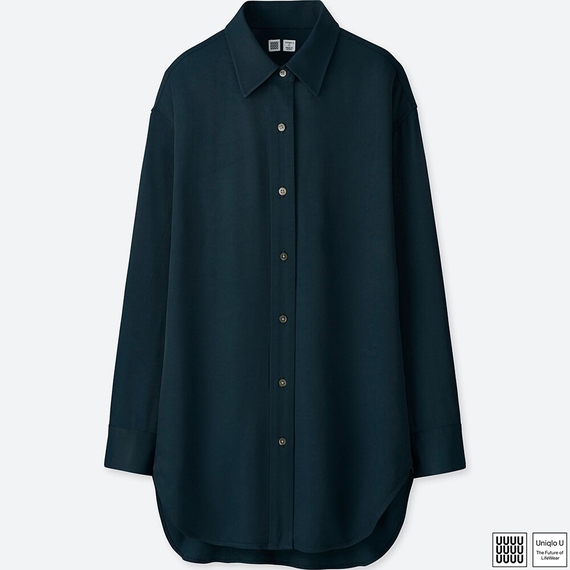 ユニクロU ドレープツイルチュニック