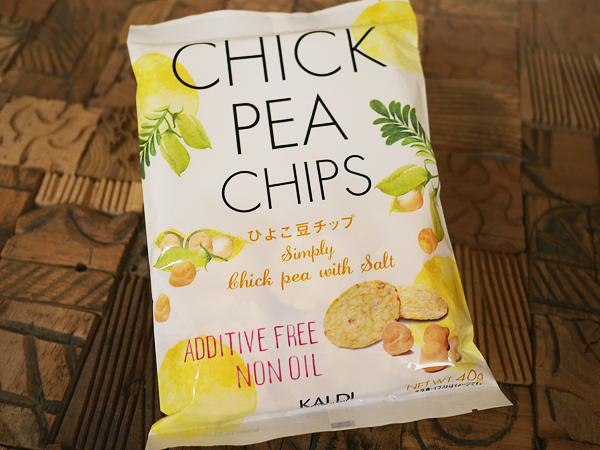 カルディオリジナル　ひよこ豆チップ