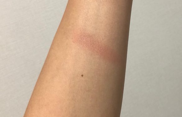 ＜009 Noah＞を腕に塗ったところ