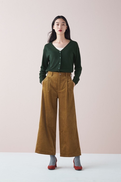 コーデュロイワイドパンツSC