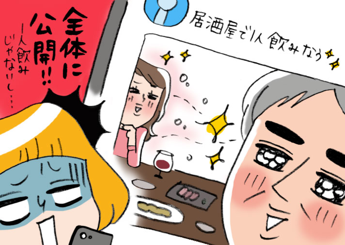 LINEのタイムライン