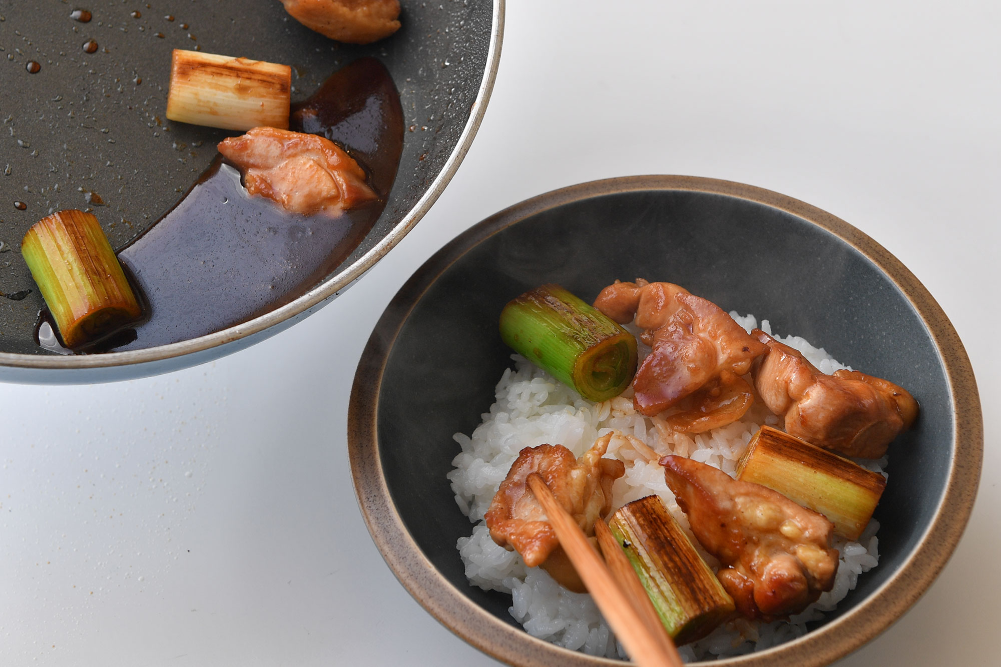 甘辛味の焼き鳥風