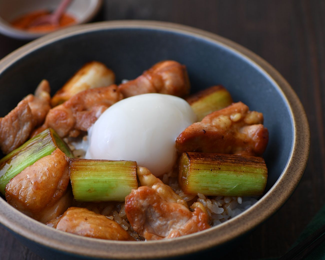 甘辛味の焼き鳥風