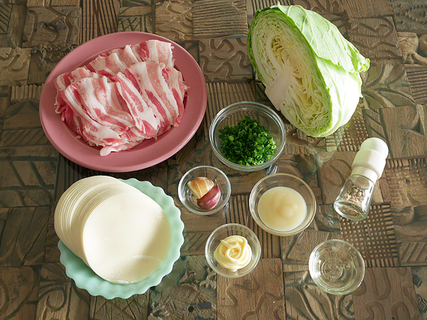 材料（餃子30～40個分）