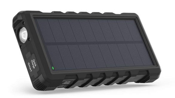 RAVPOWER【ソーラーモバイルバッテリー 25000mAh】6,299円　