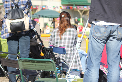 学園祭での保護者