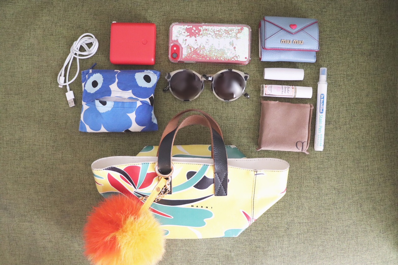 ミニバッグの中身（高橋さん）