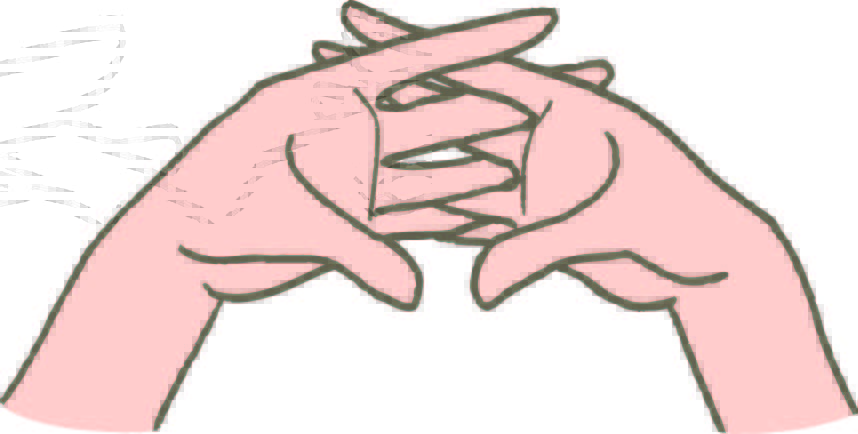 睡眠ストレッチ指組み