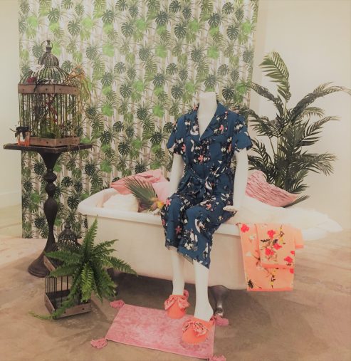 パジャマ ボタニカルプリント　￥6,000