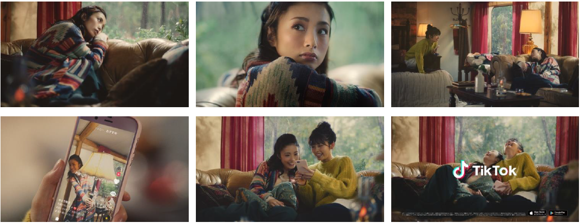 上戸彩　「TikTok」のCM