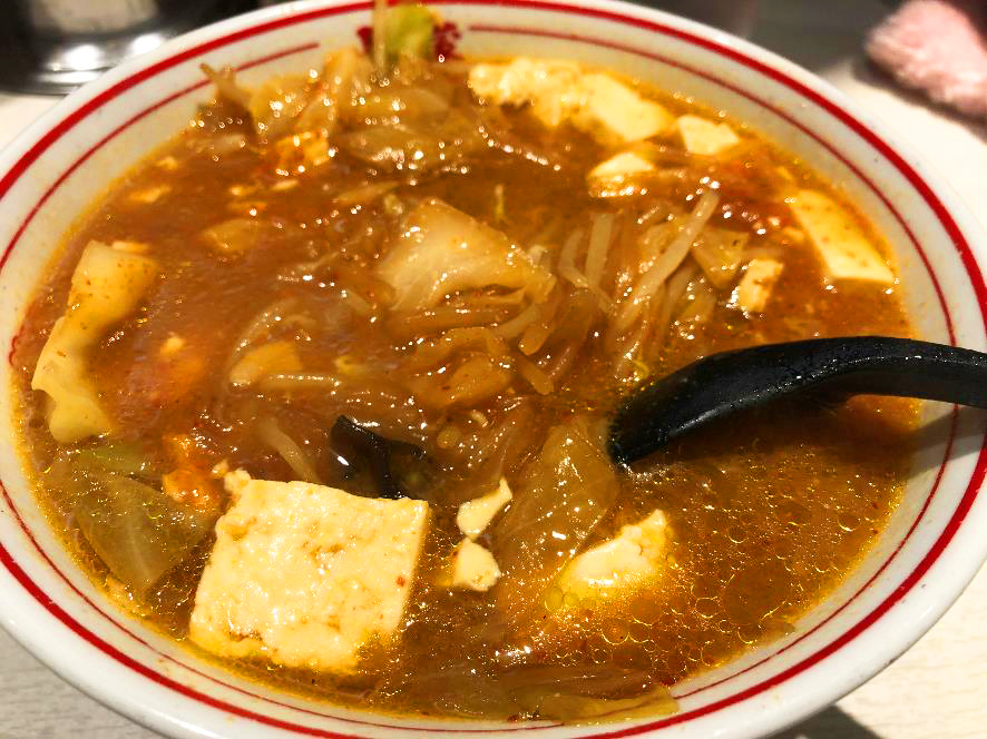 蒙古タンメン中本／糖質オフメニュー（豆腐変更）