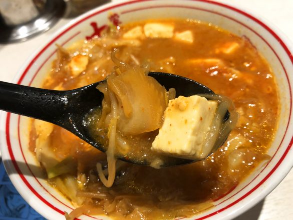 蒙古タンメン中本／糖質オフメニュー（豆腐変更）