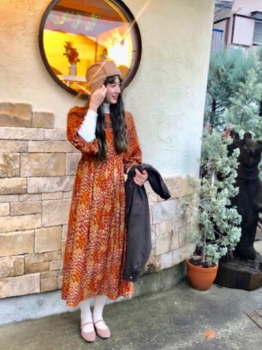 耳あてつき帽子