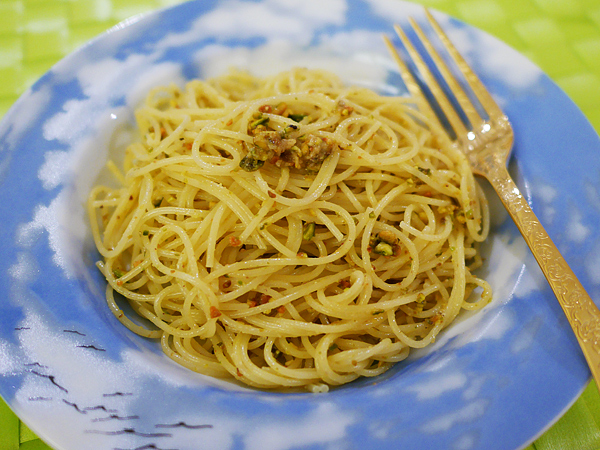 ピスタチオのパスタ