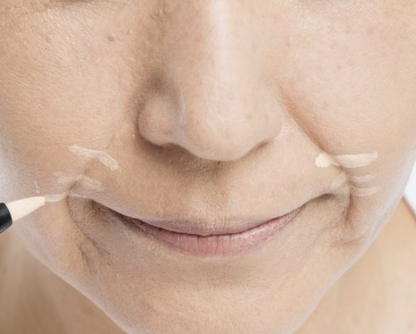 ほうれい線メイク