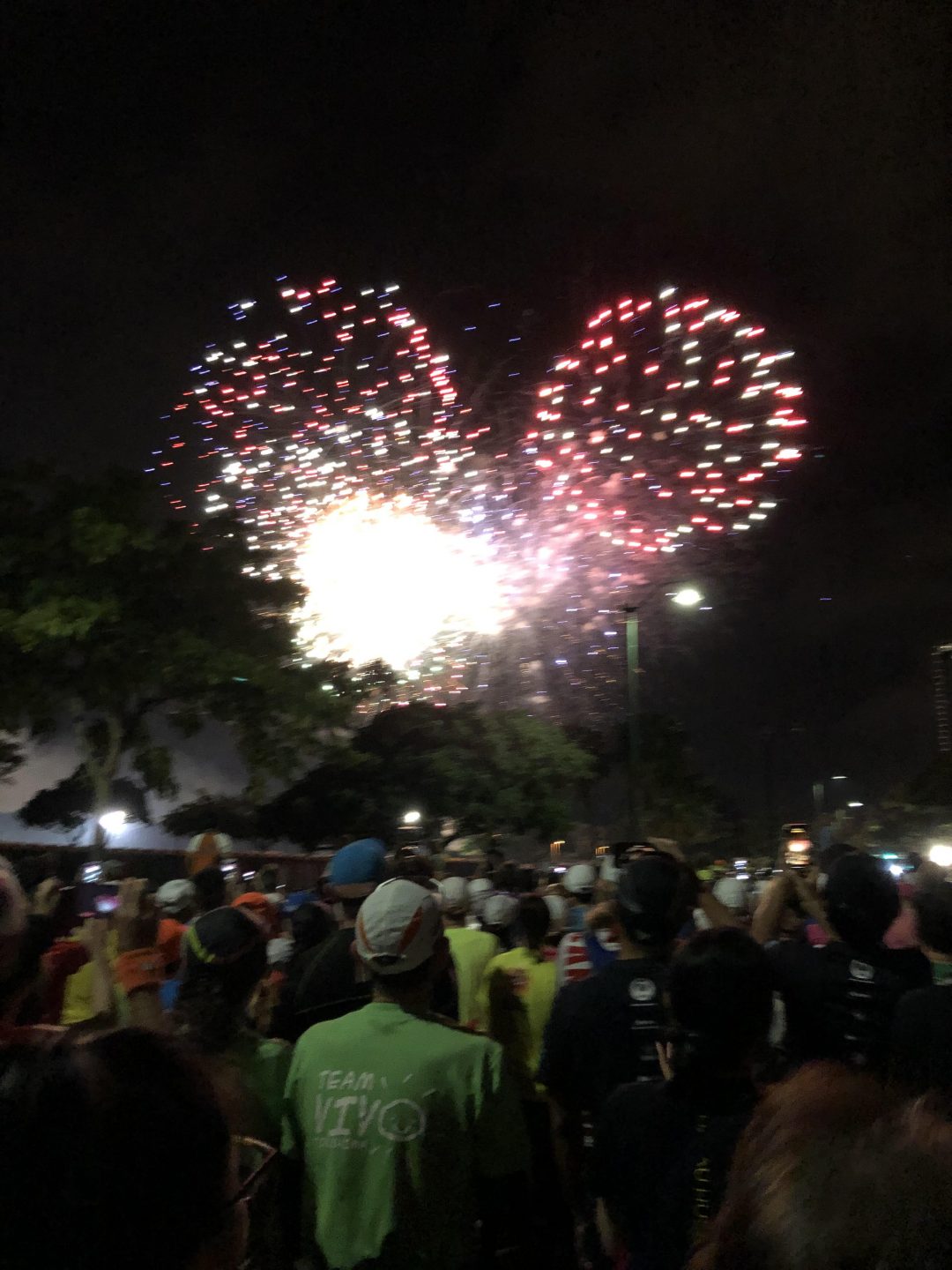 スタートの花火