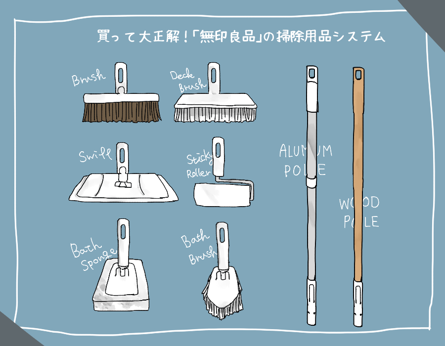 無印 販売 掃除 グッズ