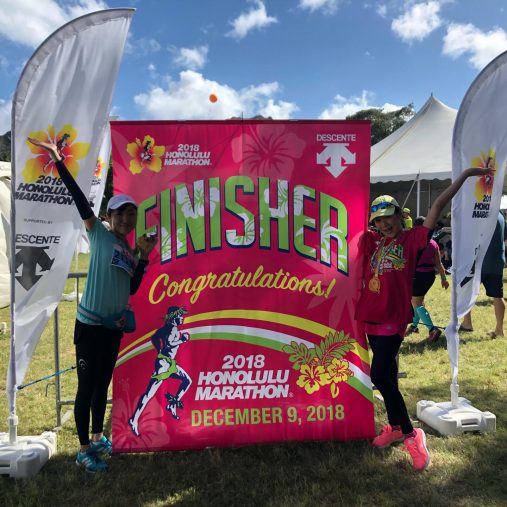 フィニッシュ後撮影①