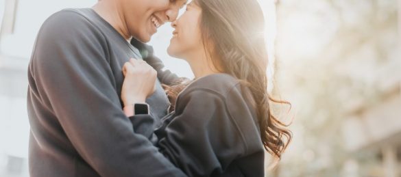 幸せそうなカップル