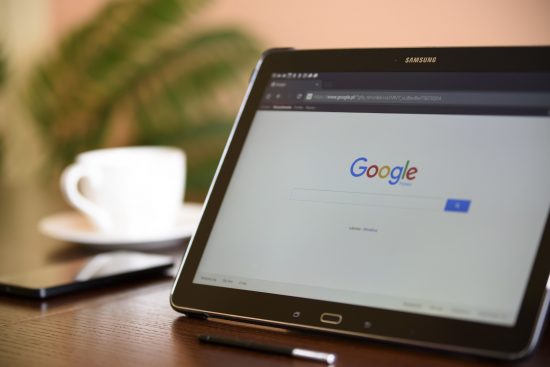 Google検索 タブレット